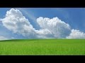 Blue Sky With White Clouds Over Green Grass ...