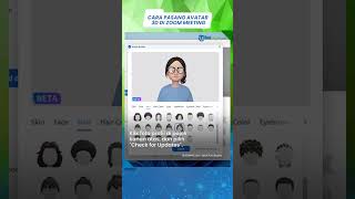 Cara Mudah Menggunakan Fitur Avatar Manusia 3D saat Ingin Pakai Aplikasi Zoom Meeting