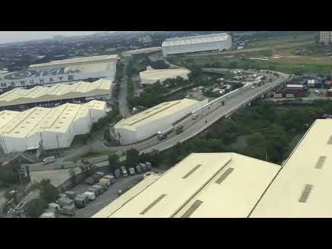 Preparing for Landing at Manila Airport passing Cavite from Gensan aboard PAL