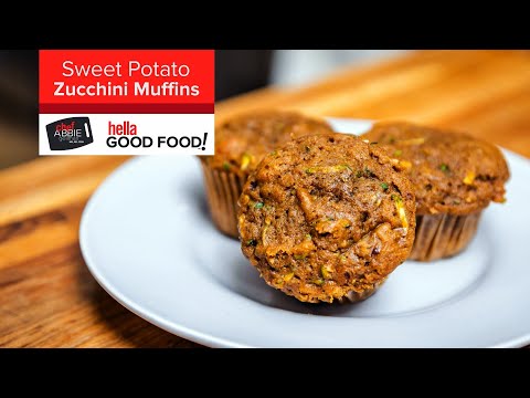 Sweet Potato Zucchini Muffins