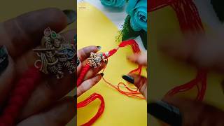 diy bhai-bhabhi Rakhi 😍 #craftervishika #youtubepartner #shorts #rakhi #rakhimaking #rakhispecial