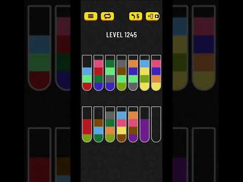 Water sort puzzle level 1245