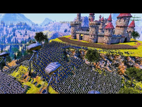 Can the GOLDEN KNIGHTS protect CASTLE from Ultimate SIEGE? - Ultimate Epic Battle Simulator| UEBS