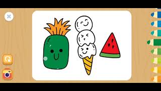 PINTANDO AS COMIDINHAS l Joguinhos para crianças