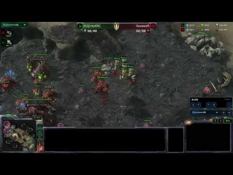SeKo Starcraft - EG Huk vs Goswser - Slick Protoss Gateway Strategy - Pro SC2 HOTS Replays