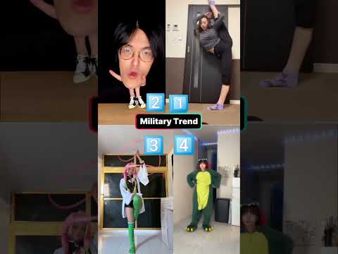 Military Dance TikTok Trends 🔥 #shorts #youtubevideo #kpopdemonhunters