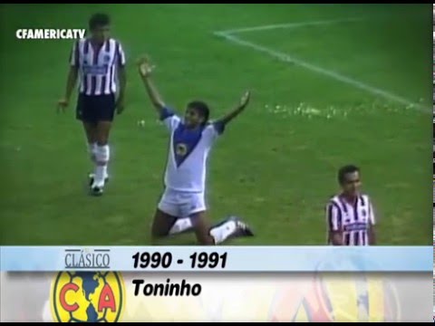 Gol de Toninho a Chivas a pase de rabona de Edú
