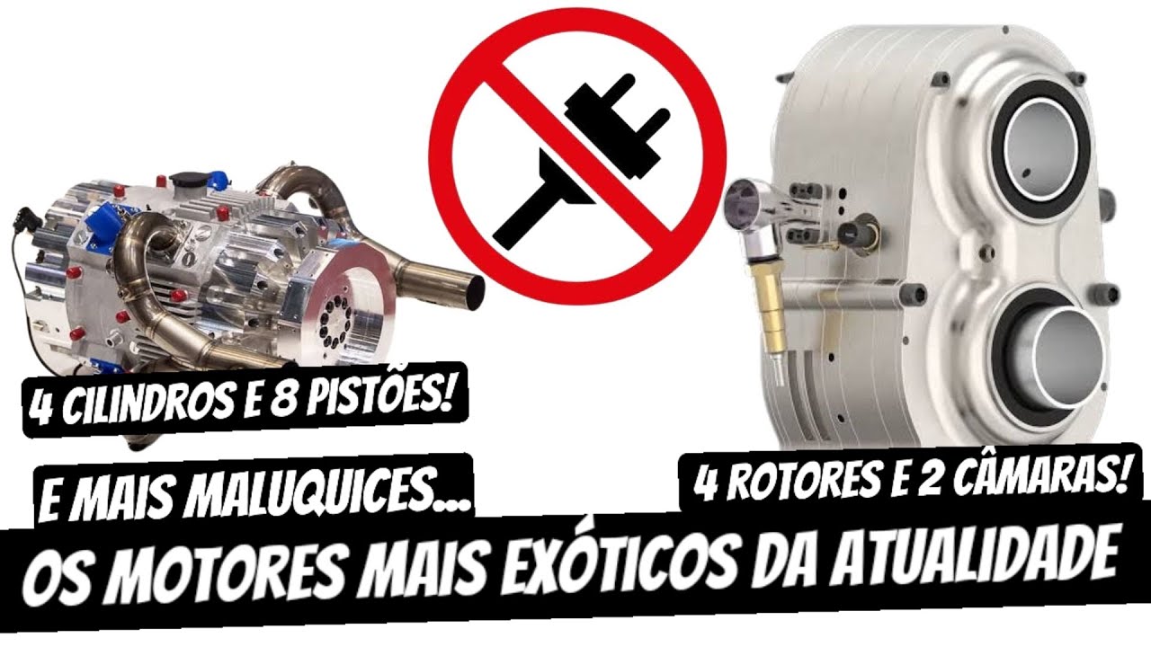 Os MOTORES mais EXÓTICOS do MUNDO