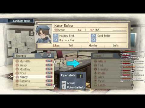 Let's Play Valkyria Chronicles part 4 - Training Day