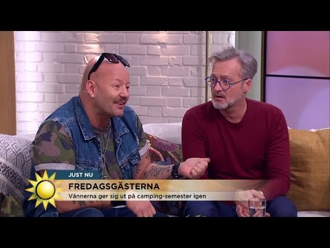Camping queens: Första dagen slutade på akuten - Nyhetsmorgon (TV4)