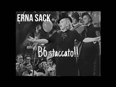 (LIVE) Erna Sack - Voices of Spring Waltz (Frühlingsstimmen) • B6 staccato and high F#6