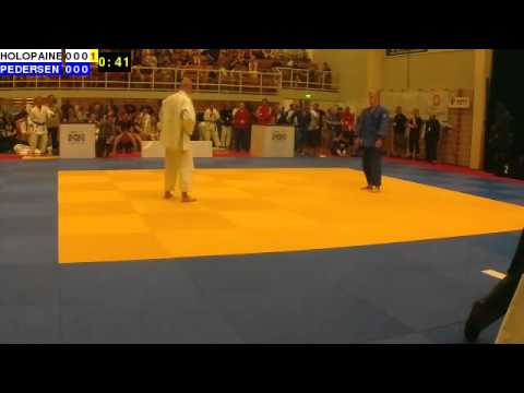 Judo Nordic Championships 2014: M21-73: HOLOPAINEN - PEDERSEN