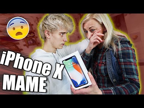 НЕОЖИДАННО ПОДАРИЛ МАМЕ iPHONE X ! айфон 10