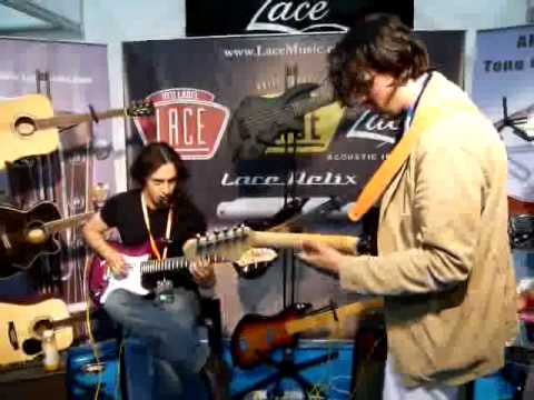 Muris Varajic & Damjan Pejcinoski jamming at HTE Lace Stand (LIMS 09)