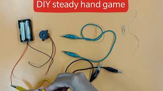 Make your own steady hand game.