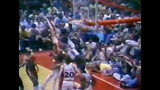 Darryl Dawkins' Game 1 Power Dunk Around Bill Walton (1977 NBA Finals)