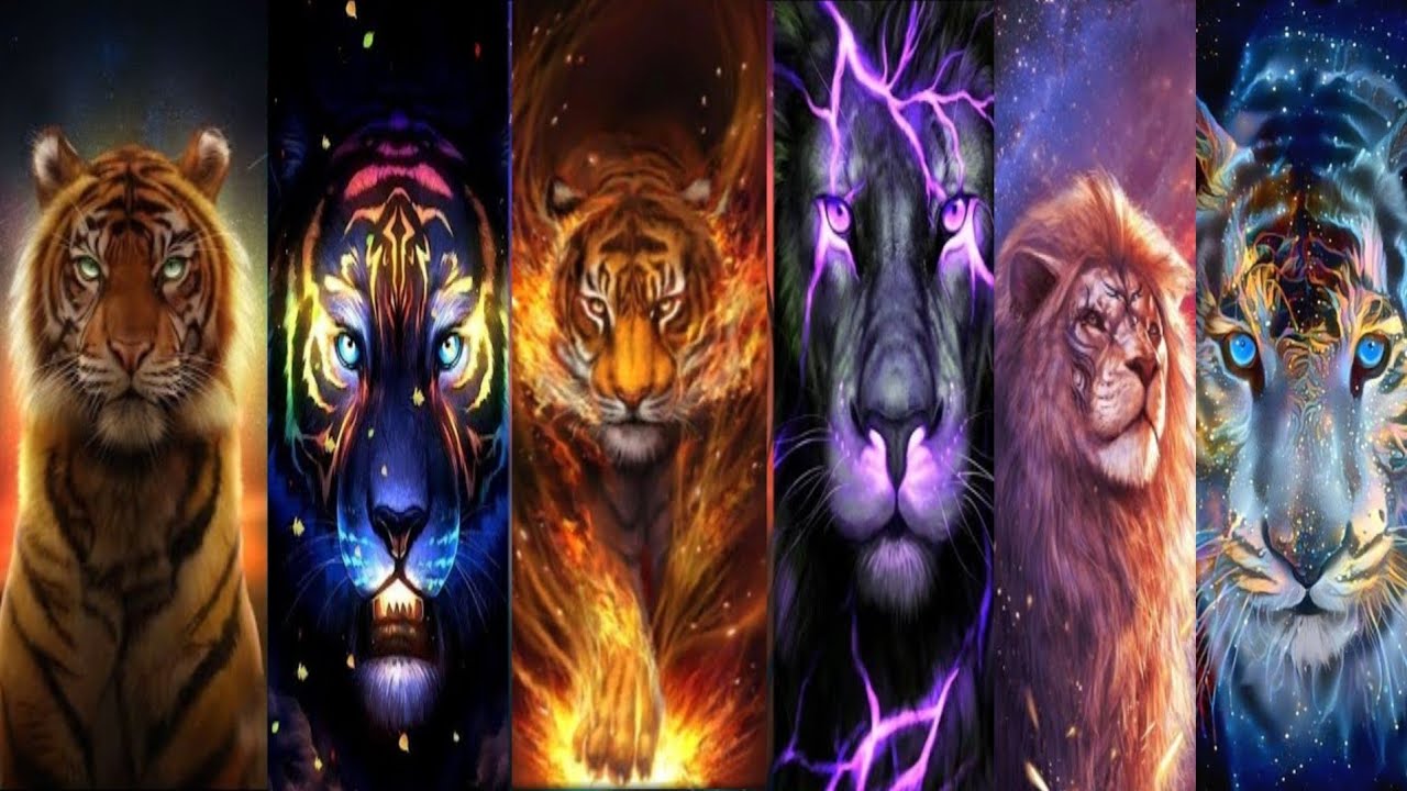 HD tiger wallpaper images | 4k neon wallpaper images || Tiger/lion wallpapers