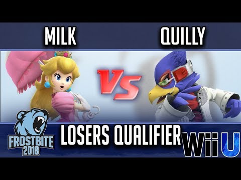 Frostbite 2018 Smash 4 Singles  LOSERS QUALIFIER -  Milk (Peach) vs  Quilly (Falco)