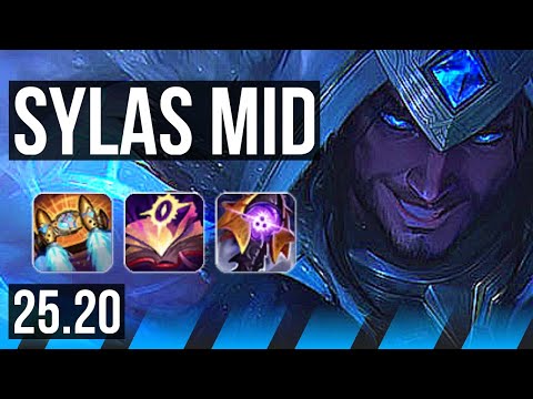 SYLAS vs EKKO (MID) | Penta, 23/2/6, Legendary, 45k DMG | NA Grandmaster | 25.20