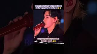 Download lagu Taehyung shouting Army for using phone while pointing out 🫣🤧#taehyung #v mp3