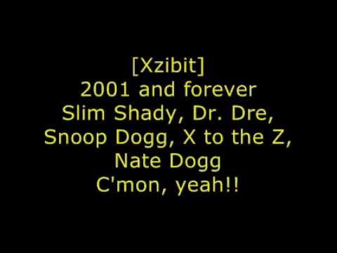 Eminem, Dr Dre, Xzibit, Nate Dogg and Snoop Dogg - Bit** Please II - Lyrics