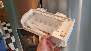 Whirlpool side-by-side refrigerator ice maker installation and testing