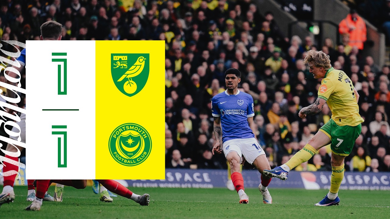 Norwich City vs Portsmouth Highlights