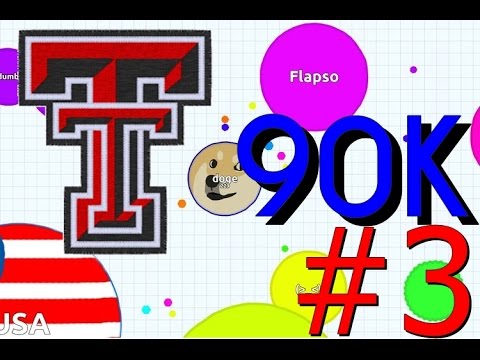 Agar.io Gameplay Part #3 90K (90.000) Score