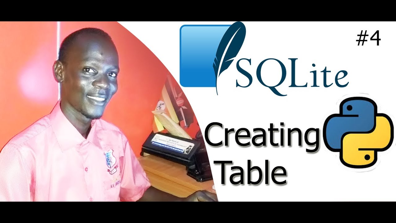 #4 Python SQLite3  -  How to Create Table in Sqlite3 Database Programming