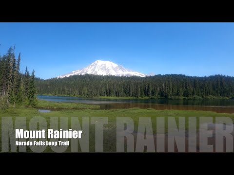 4K Virtual Hike : Narada Falls Loop Trail - Mount Rainier