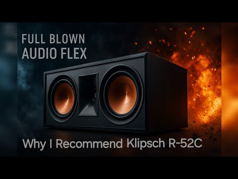 Klipsch R-52C Center Speaker Review:  Instantly Transform Your Sound Setup.  #sound #soundsystem