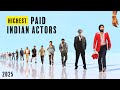 Highest Paid Indian Actors 2025 Actor Fee Salary Per Movie Thalapathy Prabhas Alluarjun