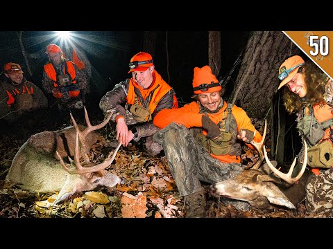 Finding Big Bucks in the Timber! BIG WOODS Deer Drives!