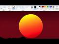 MS Paint का Hidden Feature Professional Gradient Colors बनाने का Secret Trick