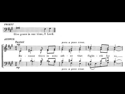 Kenneth Leighton - Preces and Responses (score video)