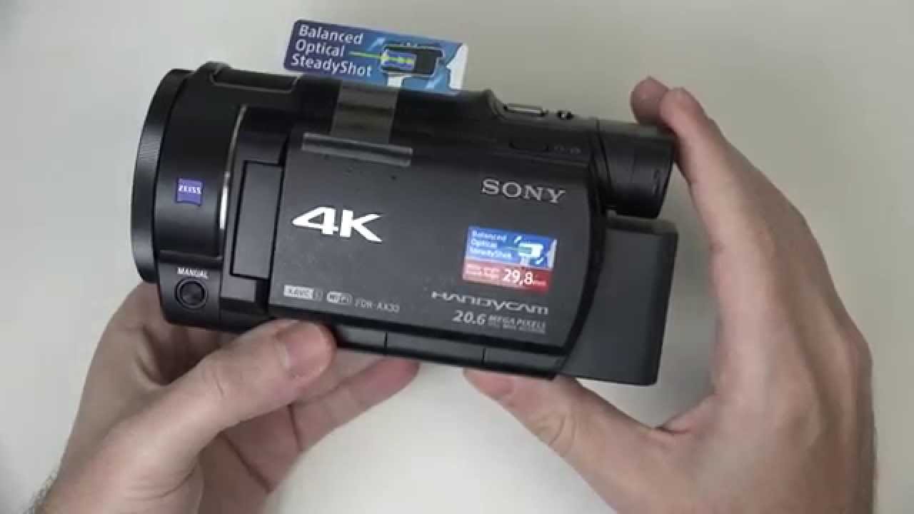 Видеокамера Sony FDR-AX33