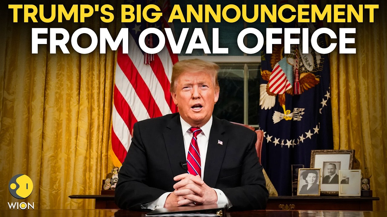 TRUMP LIVE: US President Drops Key Announcement From The Oval Office | WION