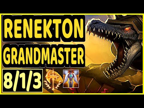 YOPPA (RENEKTON) - 8/1/3 KDA TOP GAMEPLAY - EUW Ranked GRANDMASTER