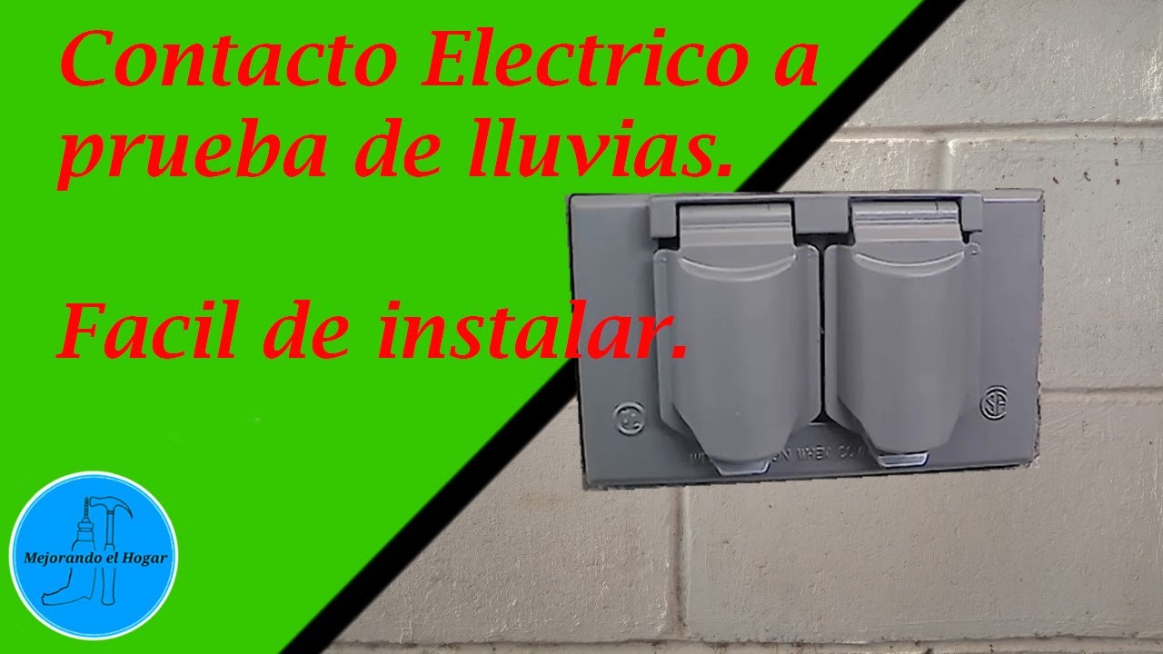 Watch Contacto ⚡ ELECTRICO⚡ para exterior | intemperie | a prueba de lluvia⛈⛈⛈. Now Contacto ⚡ ELECTRICO⚡ para exterior | intemperie | a prueba de lluvia⛈⛈⛈.