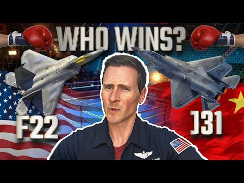 F-22 vs Chinese J-31 Fighter Pilot Reacts