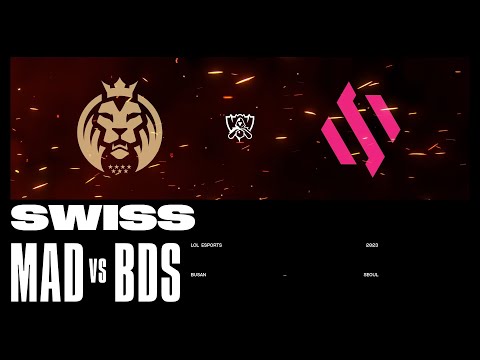 MAD vs. BDS - Game 1 | Swiss Stage | 2023 Worlds | MAD Lions v  Team BDS (2023)