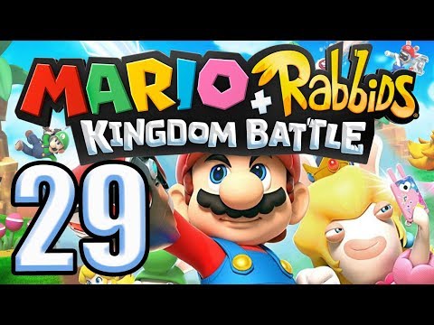 Mario + Rabbids: Kingdom Battle playthrough pt29 - Bridge and Ice Block Puzzles