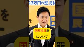 自民党案の国旗損壊罪について　 #玉木雄一郎 #国民民主党