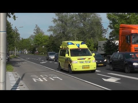 A1, Silver Ambulance 02 114 Fryslân naar het Medisch Centrum Leeuwarden