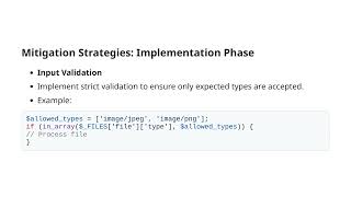 Download the video "CWE-434: Unrestricted Upload of File with Dangerous Type Explained"