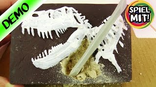 Tyrannosaurus Rex Ausgraben mit T-REX DIG KIT! Kaan findet schon wieder Dino KACKE! Dinos ausgraben