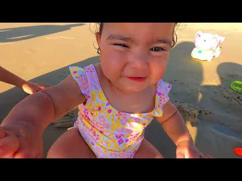 جاد ونوف ونور على شاطئ البحر - Jad & Nouf & Nour On the beach