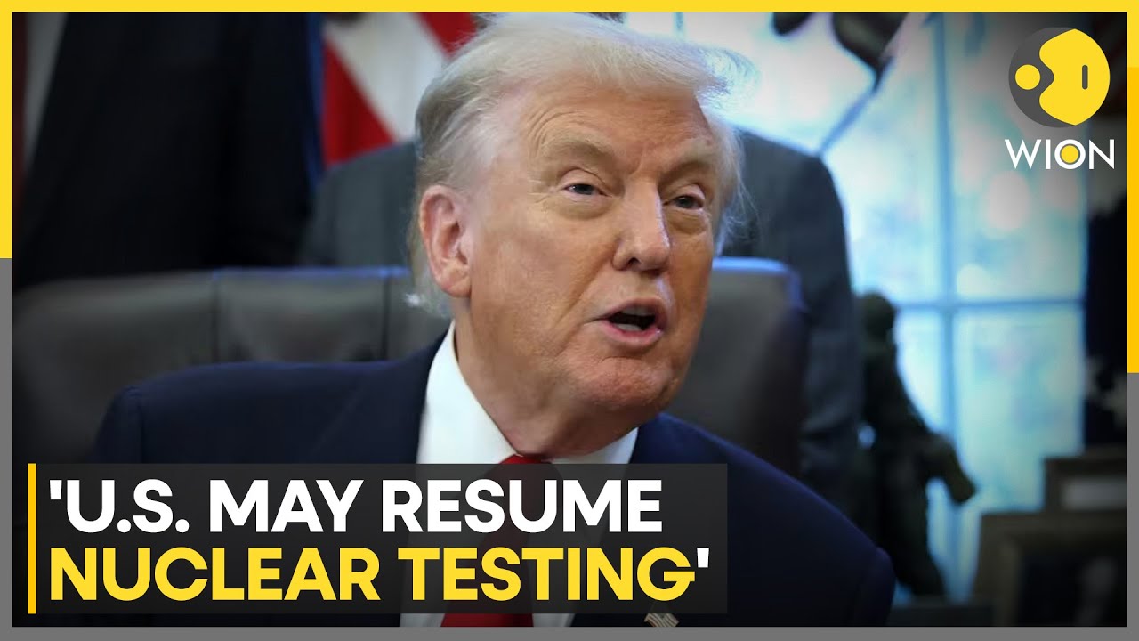 US President Trump Signals New Nuclear Directive That Ends 33-Year Pause | WION News