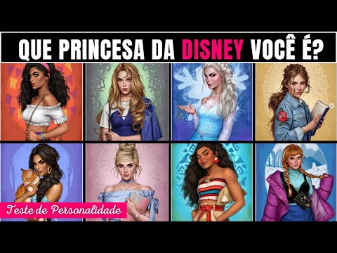 Descubra a Princesa da Disney que melhor representa a sua personalidade! -Teste de Personalidade