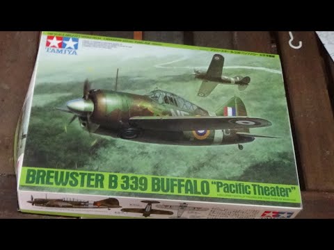 Inbox Review of the 1/48 Scale Brewster B339 Buffalo from Tamiya